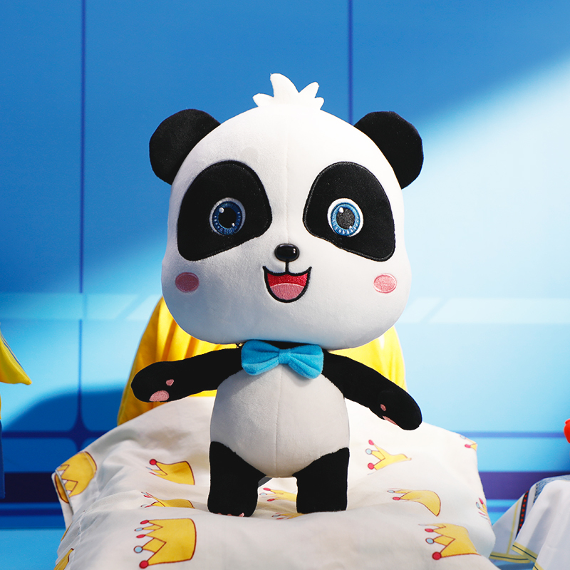 奇奇妙妙公仔毛绒熊猫小玩偶套装角色六一儿童礼物