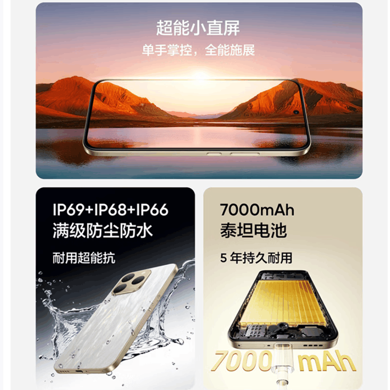 Realme 真我15T 流光白 12GB+512GB 天玑6400Max 5G芯 60W快充 7000毫安大电池 5G游戏拍照智能手机 真我15图片