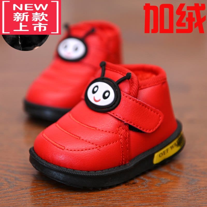 可莉允儿童马丁靴2021冬男童棉鞋儿童雪地靴宝宝鞋女童靴子短靴加棉皮靴图片