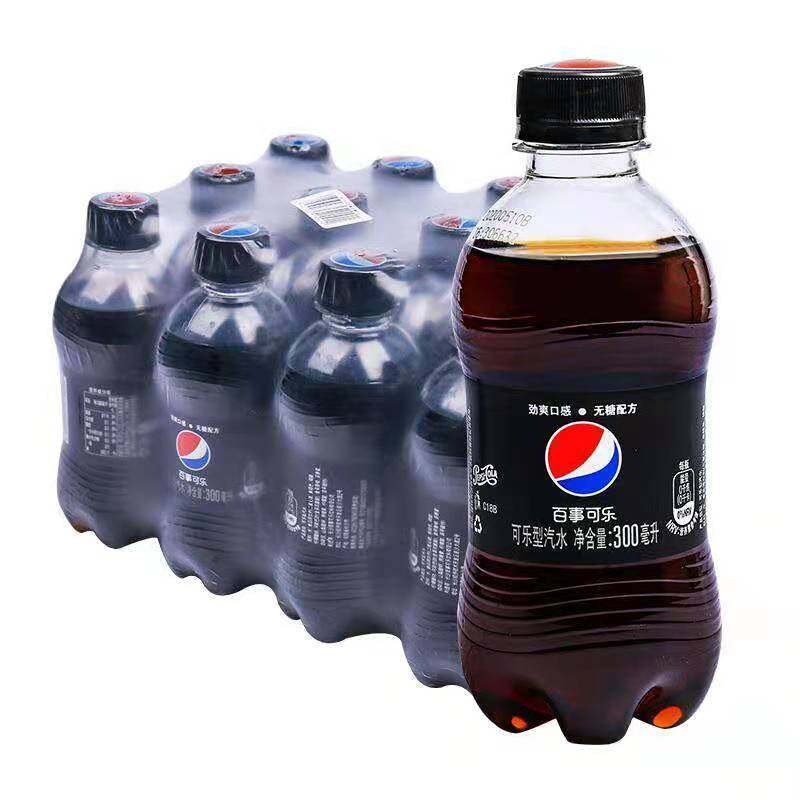 百事可乐无糖可乐300ml*12瓶