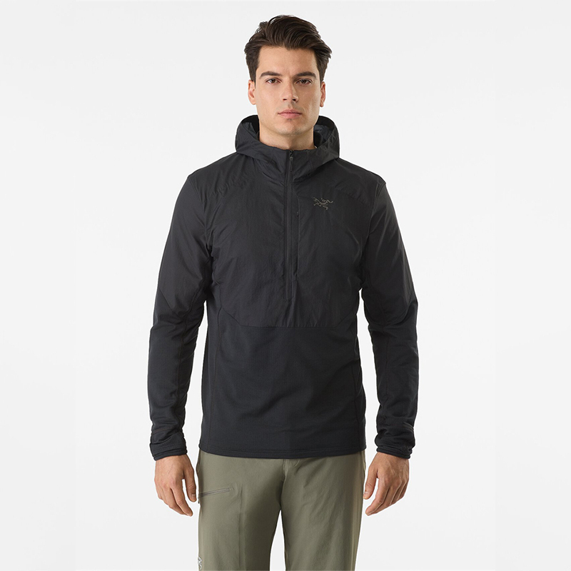 始祖鸟arcteryx抓绒/软壳衣delta hybrid系列轻量舒适 简约百搭 户外