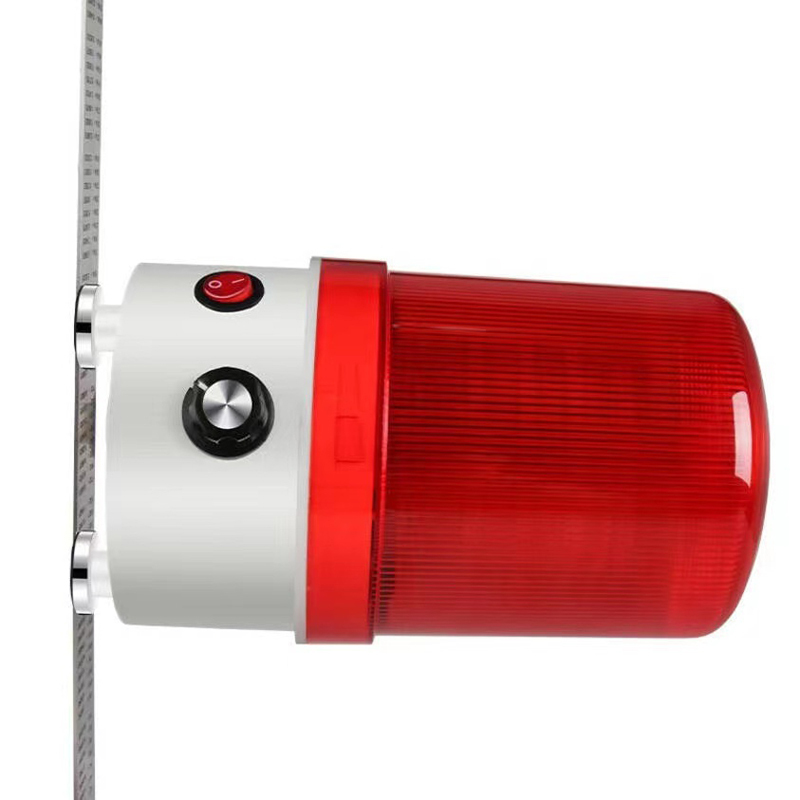 东之胜(DONGZHISHENG声光报警灯警示器可调音量带开关红色带磁款AC220V 1只装