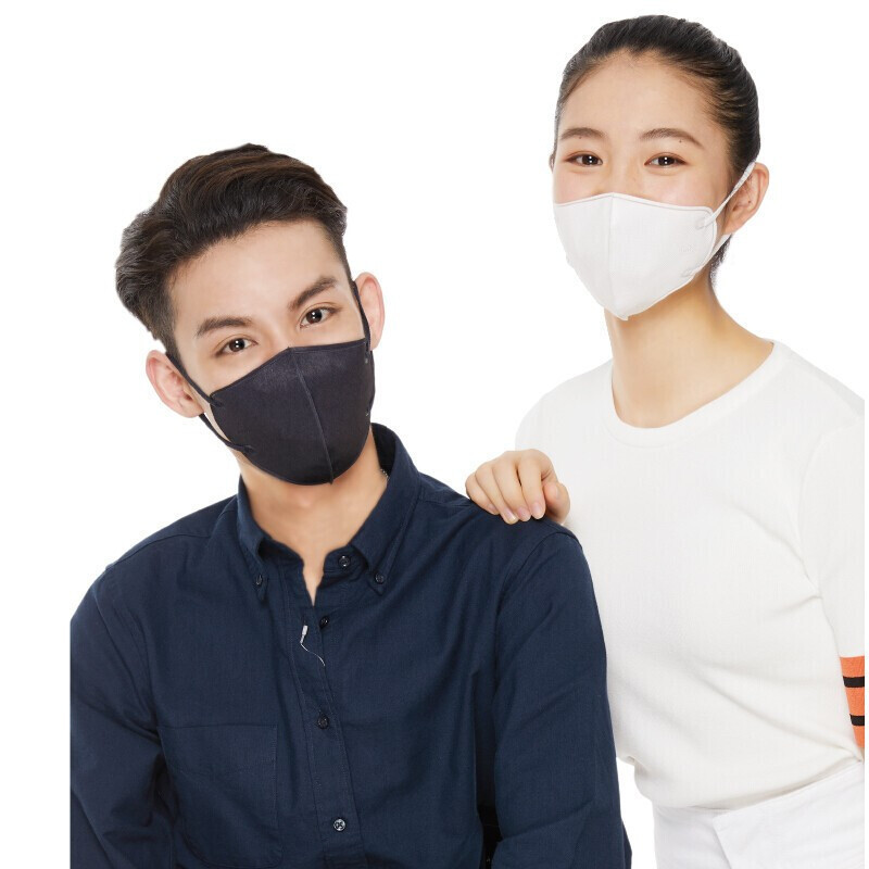 3M口罩耐适康一次性成人口罩细菌过滤效率≥95%白色舒适口罩防异味透气秋冬保暖防尘 白色1包装(5枚装)中号高清大图