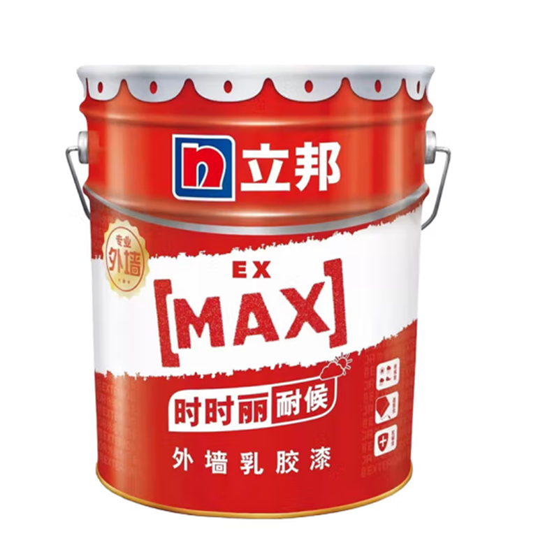 HD 时时丽耐候外墙乳胶漆 水性防水防晒外墙面漆工程漆油漆涂料 白色20KG高清大图