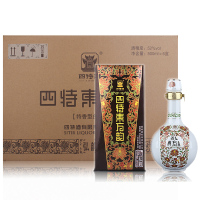 6瓶箱装 52度四特东方韵弘韵酒 特香型白酒 500mL*6 有拎袋