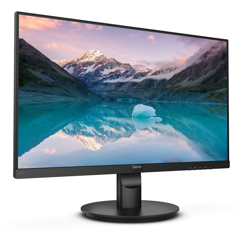 飞利浦 221S9 21.5英寸显示器 广视角爱眼低蓝光不闪 电脑显示屏 HDMI+VGA