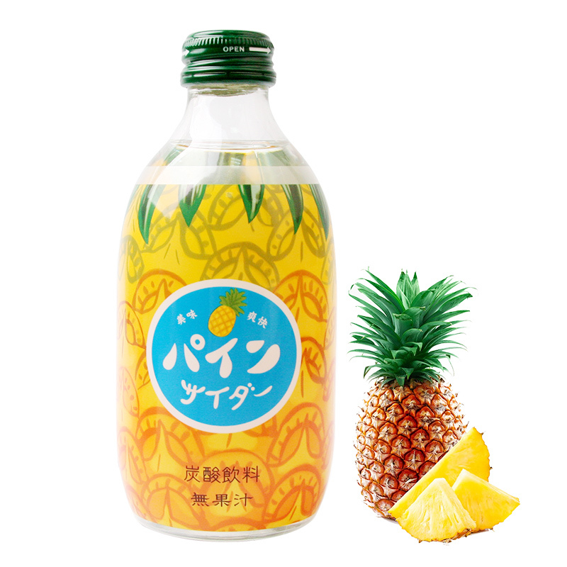 日本进口友杰菠萝味汽水300ml5瓶参数