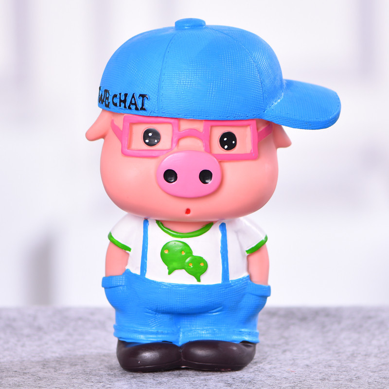 可爱卡通猪存钱罐创意成人防摔储蓄罐大号储钱罐儿童-莓猪