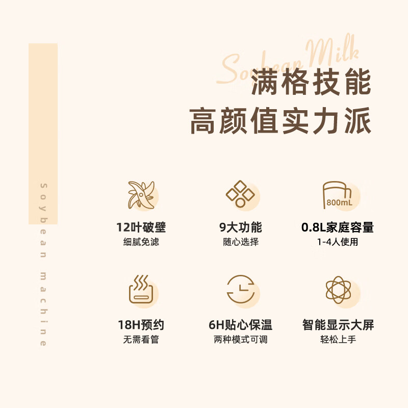 LOTOR浣熊 榨汁机家用便携水果榨汁杯豆浆机小型原汁机破壁机炸果汁机辅食机 800ML白色升级款高清大图