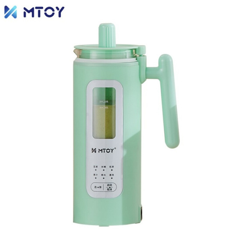 MTOY 迷你豆浆机静音破壁机免滤便携式 全自动加热M-J350