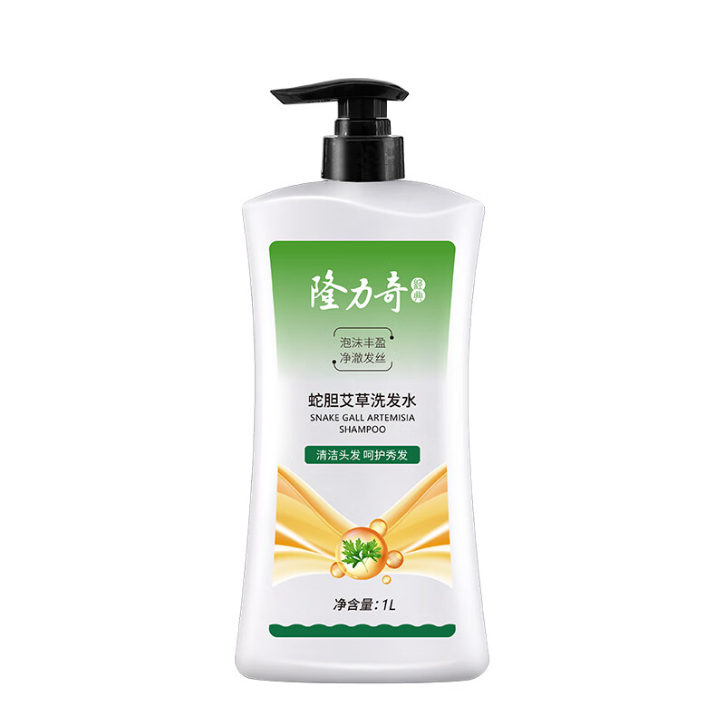 隆力奇 蛇胆艾草洗发水 1L*1