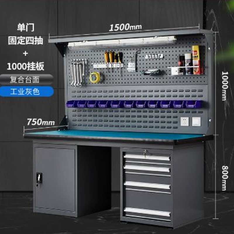 防静电工作台1200*800*750mm吊三抽 单位:张高清大图