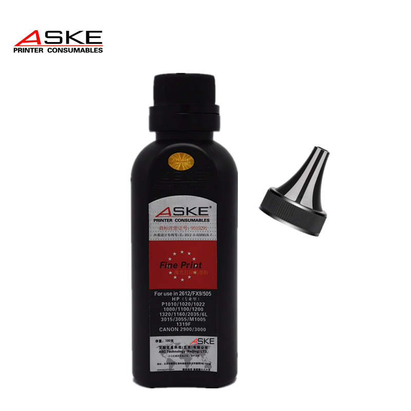 ASKE PRINTER CONSUMABLES激光打印机黑色碳粉A-HP1020高清大图