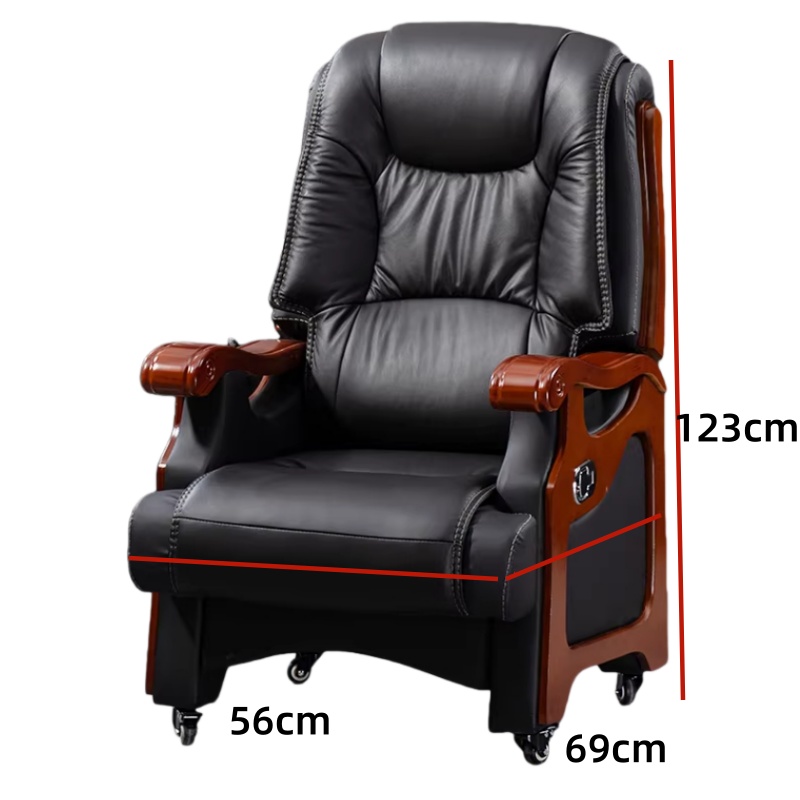 伊洛源 办公椅老板椅 精选牛皮56*69*123cm把