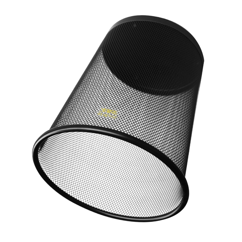 金迪乐办公室纸篓铁丝网垃圾桶高清大图