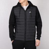 阿迪达斯(adidas)2018冬季新款男装运动休闲羽绒服保暖户外连帽夹克CY8723