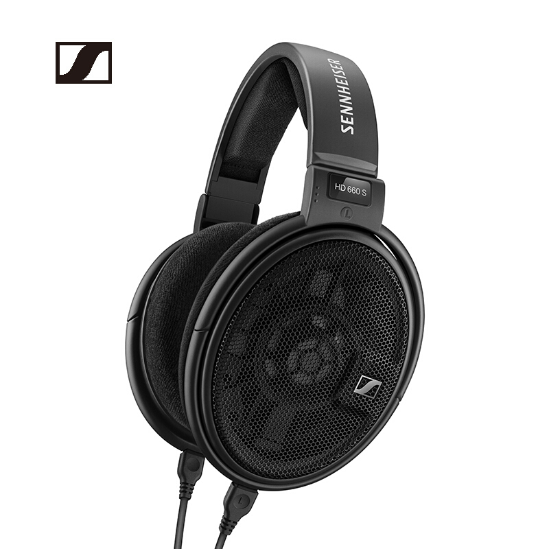 森海塞尔(Sennheiser)HD660S 开放式动圈头戴式Hi-Fi音乐监听耳机 黑色