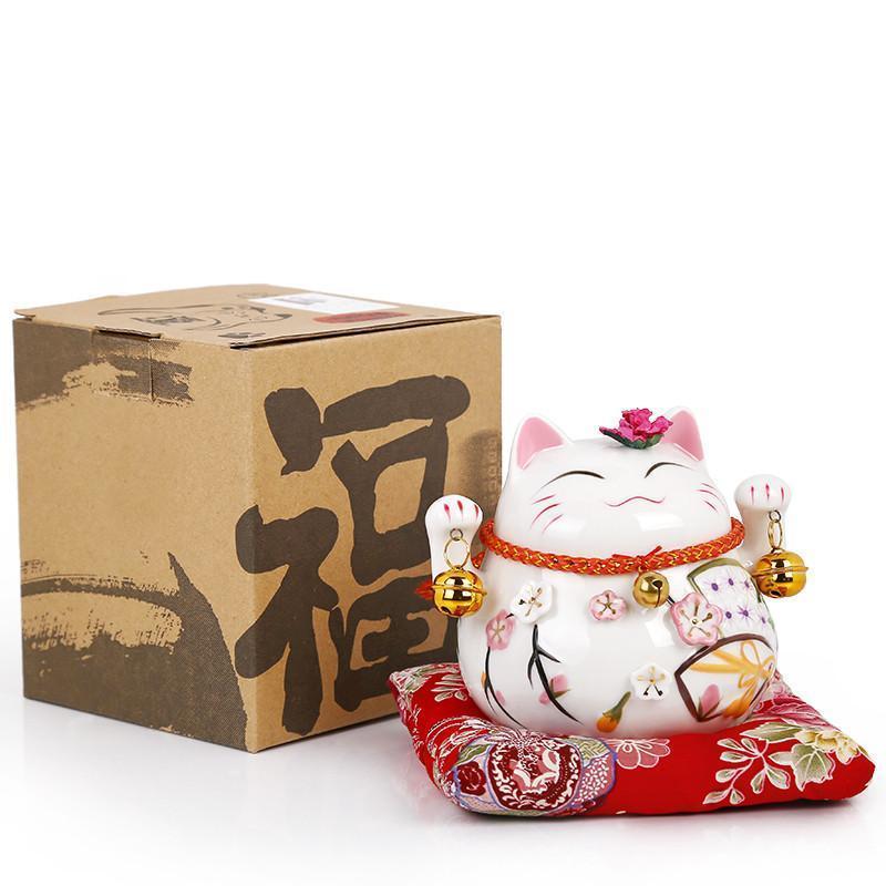 摆件 陶瓷招财猫摆件 存钱储蓄罐 家居装饰品摆设 店铺开业 生日礼品-金色中号大算盘