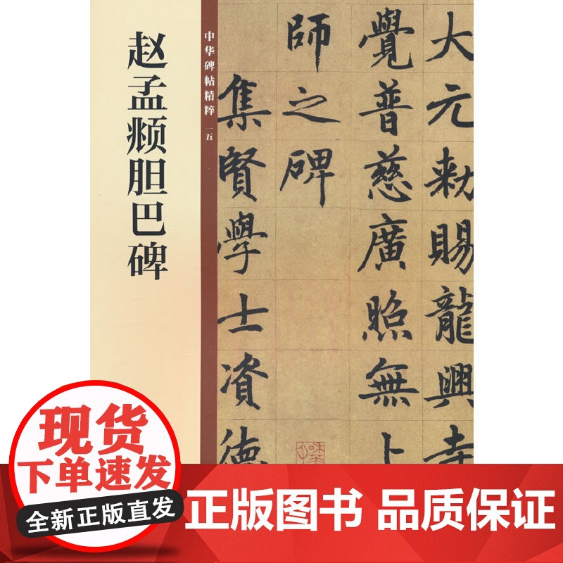 赵孟頫胆巴碑(中华碑帖精粹)新版 中华书局编辑部 编 中华书局 正版书籍高清大图