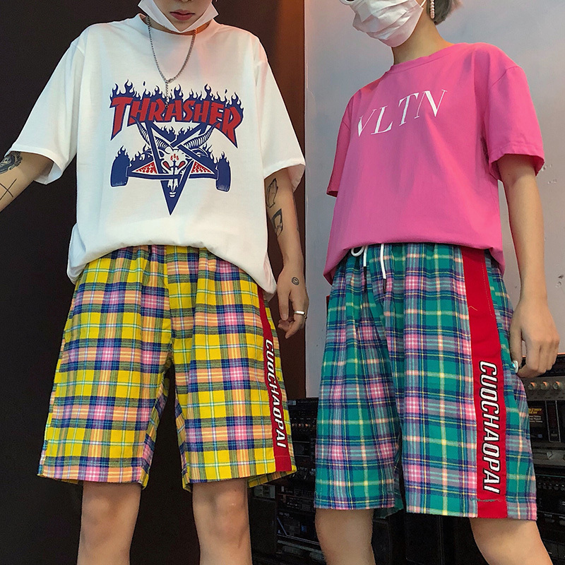 夏款休闲短裤男五分裤时尚韩版情侣裤子2018潮百搭帅气休闲短裤