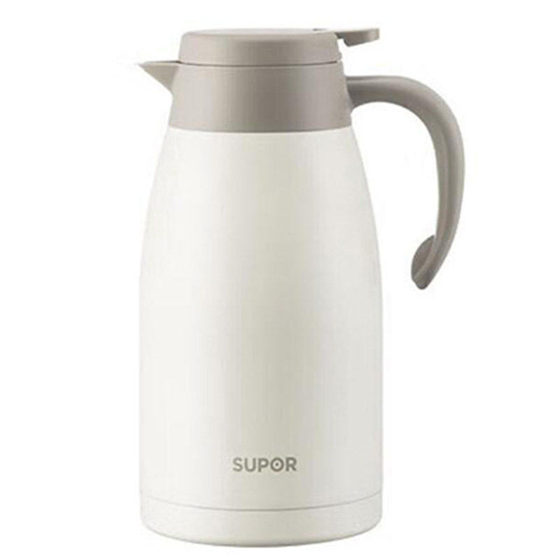 苏泊尔(SUPOR)真空保温壶2.0L.奶油白TKC200KH53高清大图