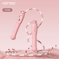 yottoy儿童计数竹节跳绳健身减肥运动儿童小学生一年级幼儿园初学专用绳 YOT粉
