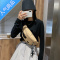 FENGHOUins日系暗黑风胸包包女2021新款时尚复古斜挎包百搭工装学生腰包腰包男