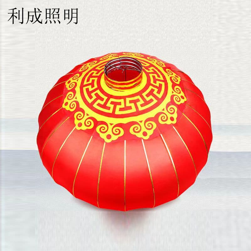 利成照明 铁口绸缎灯笼 80#图片