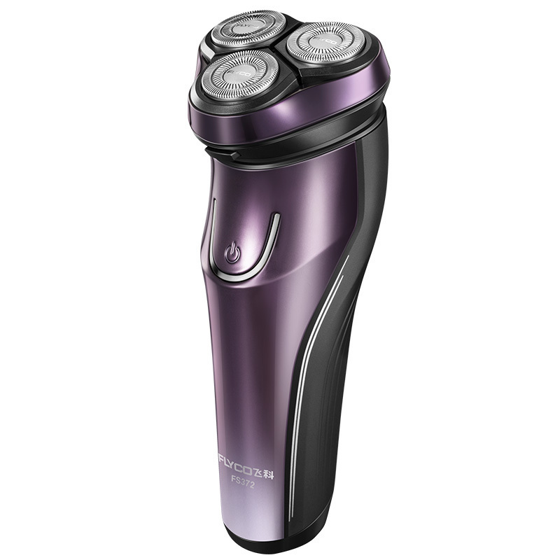 飞科flyco电动剃须刀fs372全身水洗智能防夹须1小时快充三刀头浮动