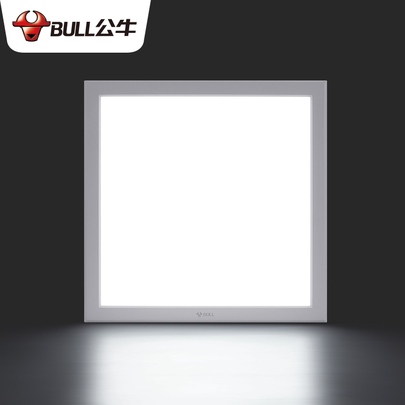 公牛(BULL)LED集成吊顶平板灯厨卫吸顶灯面板灯铝扣板天花板格栅嵌入式厨房灯300*600厨卫灯
