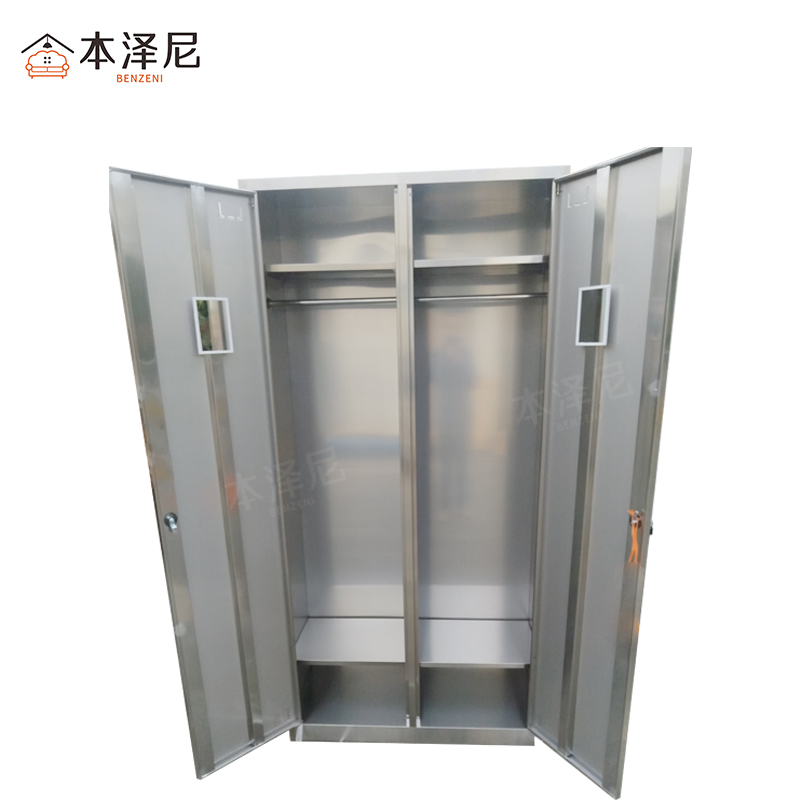 本泽尼 不锈钢衣柜 HTZ-G178-3 900*420*1800mm 组高清大图
