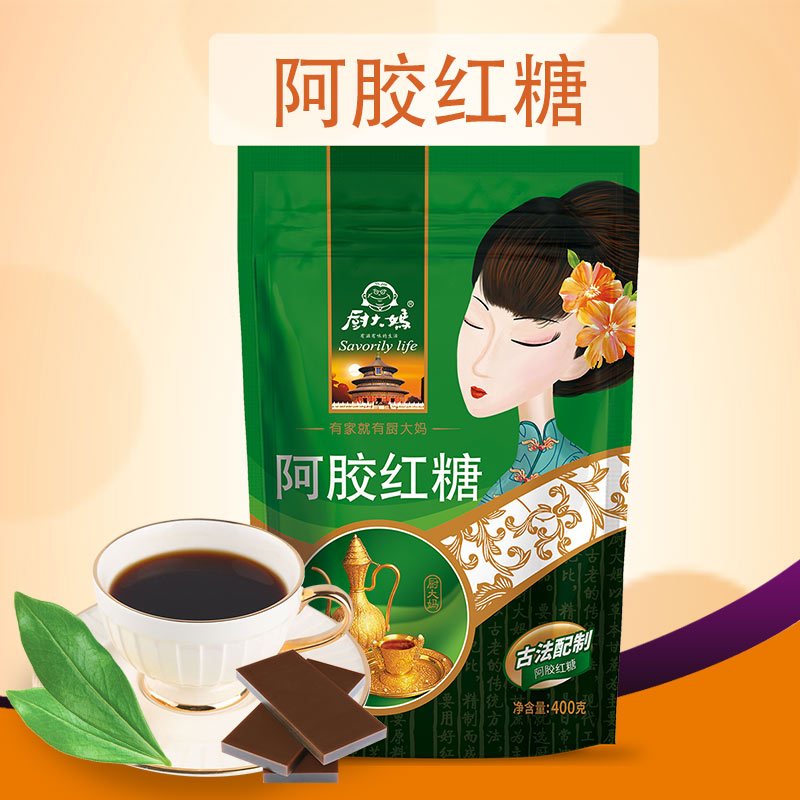 阿胶红糖400g