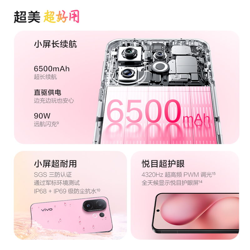 [手机] vivo+V2465A 柠檬黄 512G+16G vivo S30 Pro mini 柠檬黄 16GB+512GB 全网通5G手机高清大图