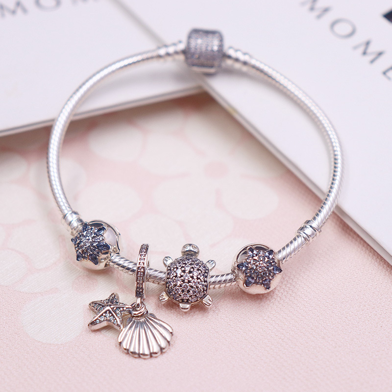 pandora潘多拉手链女925银乌龟贝壳时尚饰品520送女友生日佳选