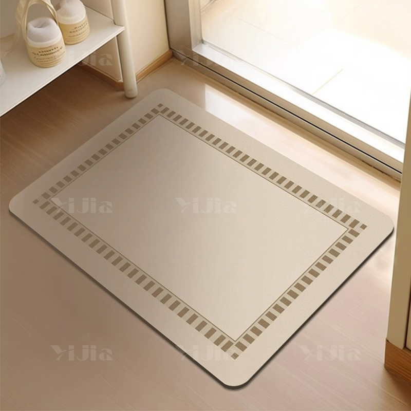 翌嘉YJ40802065 硅藻泥防滑地垫卫生间吸水防滑垫速干脚垫高清大图