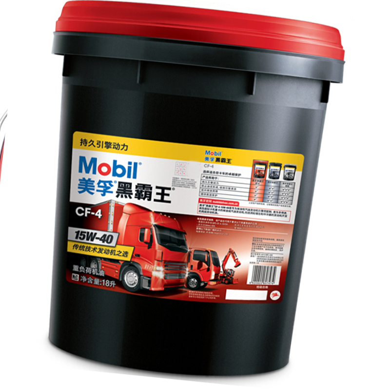 美孚 MOBIL 美孚黑霸王柴机油15W-40CF-4级18L