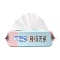 苏宁宜品X可爱多清爽洁肤柔超迷你婴儿手口清洁湿巾8片*8包
