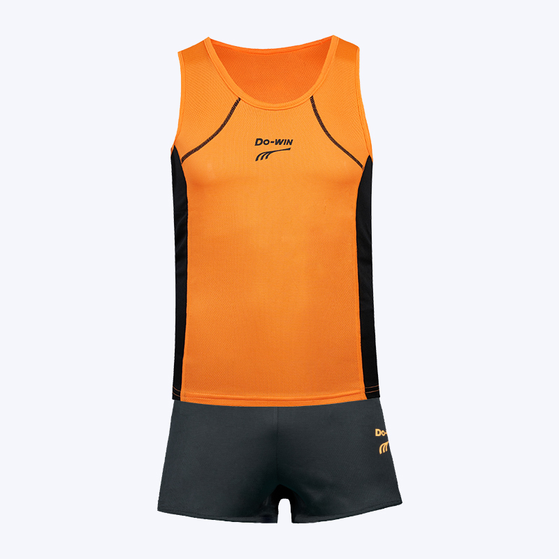 多威田径服男女夏季体育生专业跑步无袖背心短裤运动套装8202001参数