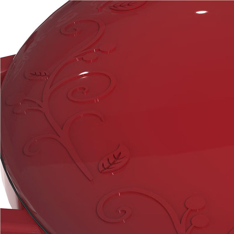 BREGUET宝玑琅彩珐琅锅5L海鲜锅家用炒锅铸铁锅28CM 经典红 BGA2601高清大图