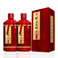 [贵州老字号]怀庄之醉(醉风捎红色) 茅台镇53度酱香型白酒500ml/6瓶一箱