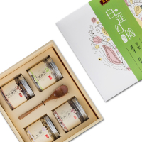 庄民芡实茯苓莲子红枣片组合670g/盒礼盒装 大枣圈 白茯苓 鸡头米 白莲子精选好货 年货福利礼盒