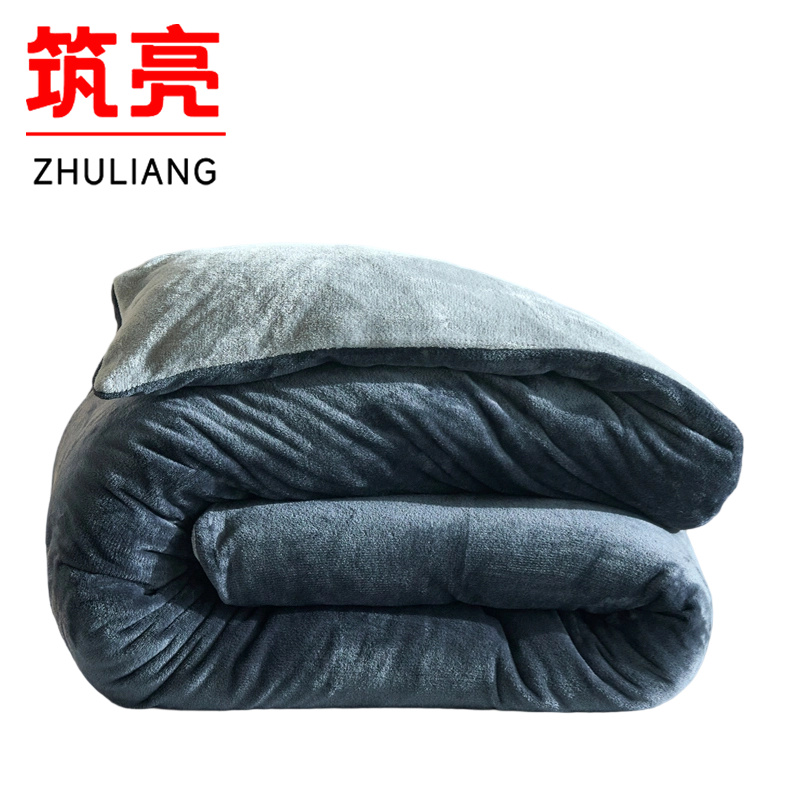 筑亮 牛奶绒三件套 A24 套高清大图