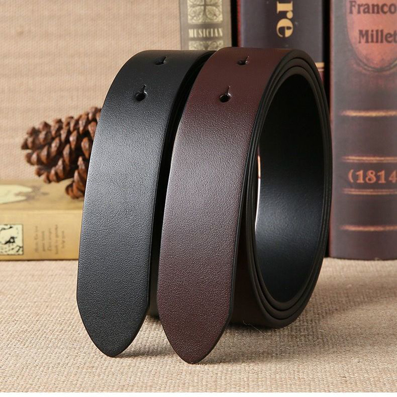 打孔带皮带男真皮不带头男士牛皮腰带带身裤腰带针扣无头带条真带高清大图