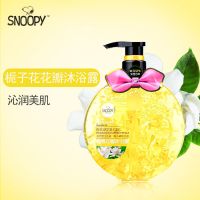 SNOOPY史努比花瓣精油沐浴露洗发水香水持久留香男女士洗澡特香 [栀子花]-香氛花瓣沐浴露500g 500ml+浴球