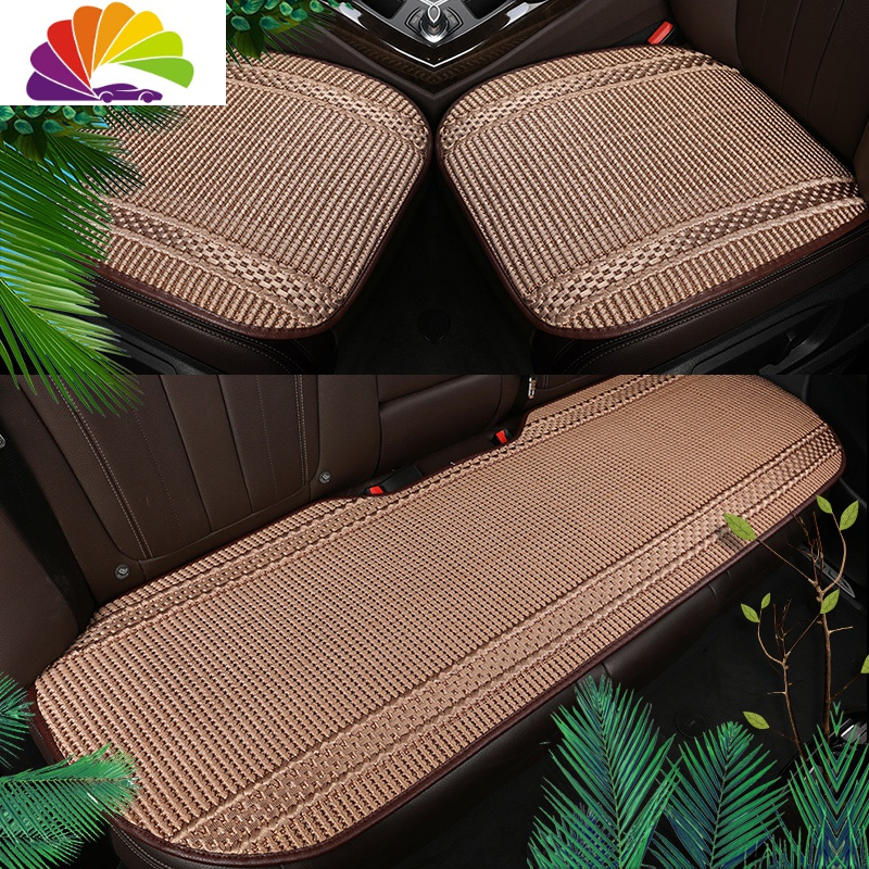 舒适主义四季冰丝无靠背汽车坐垫单片三件套夏季防滑透气单座垫屁屁