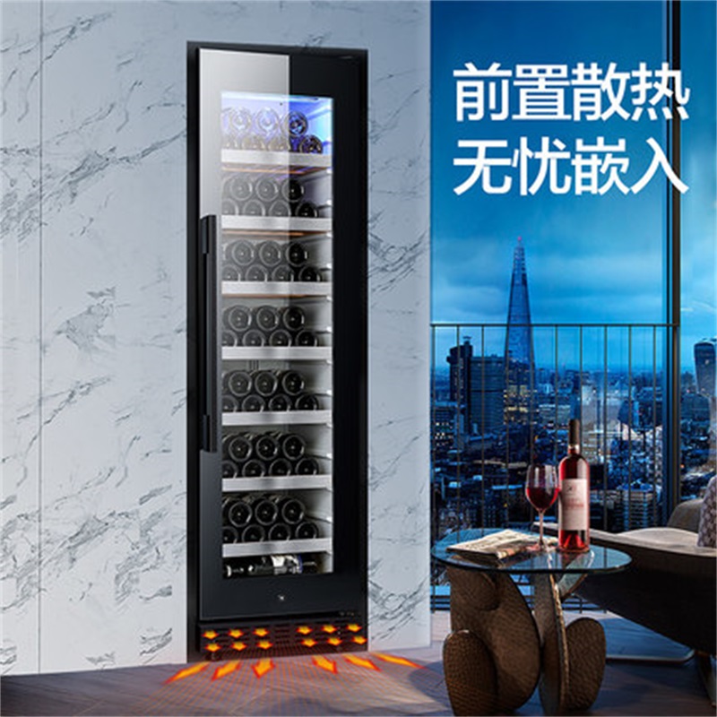 尊堡BJ-508FD红酒柜恒温酒柜冰吧家用商用双门一体大容量冷藏柜 厚款高清大图