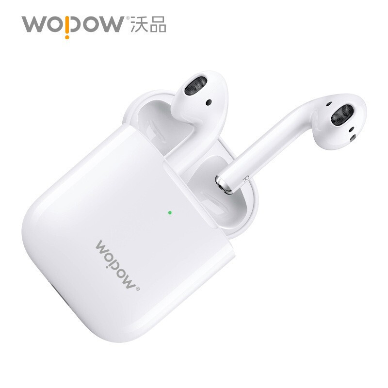 沃品 升级版TWS蓝牙耳机AirBass-白色高清大图