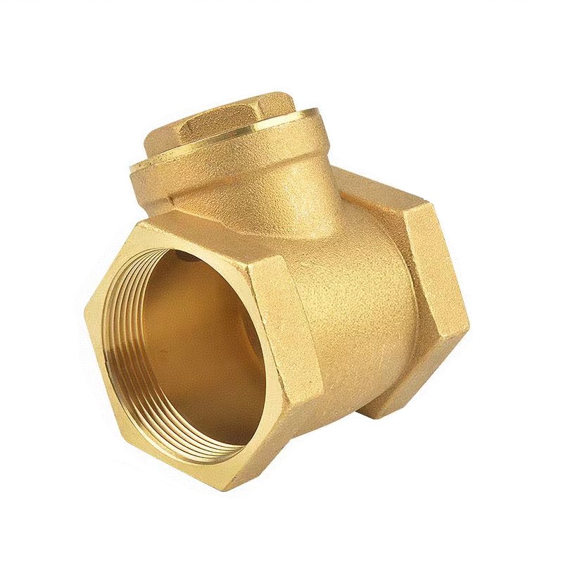 盛京联硕铜卧式止回阀逆止阀单向阀 DN32[1.2寸]个高清大图