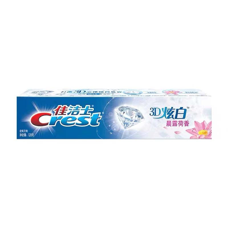佳洁士牙膏 3D炫白晨露荷香牙膏120g
