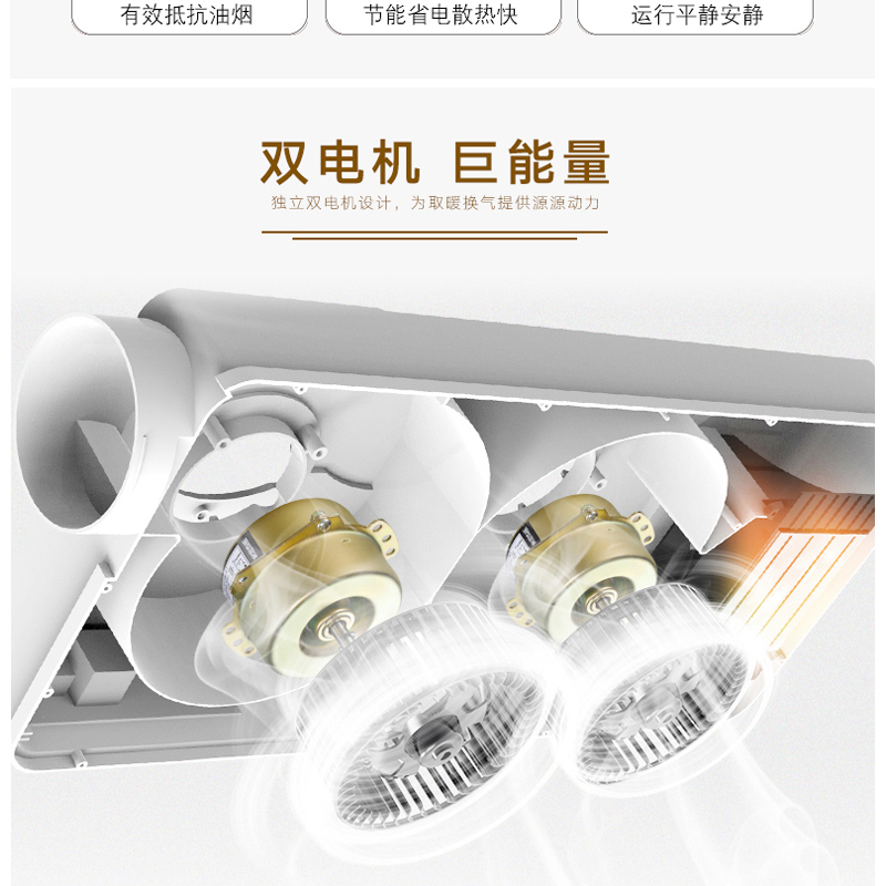 索菲亚集成电器[ODY-010]风暖照明吹风浴霸集成吊顶暖风机家用多功能取暖